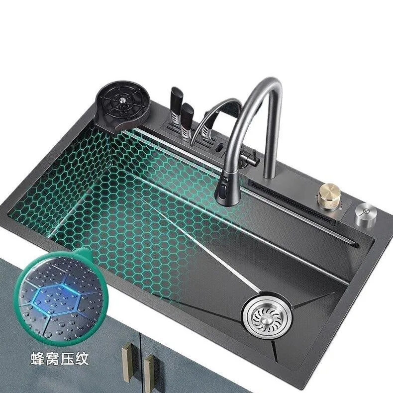 304 stainless steel, sink, large single slot, household, honeycomb under the counter basin, kitchen, dishwashing basin
304 stainless steel, sink, large single slot, household, honeycomb under the counter basin, kitchen, dishwashing basin