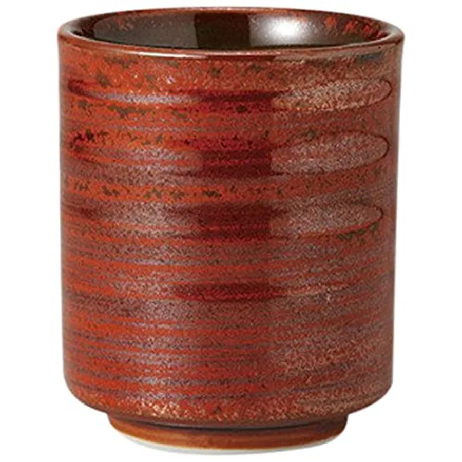 Set of 10 Iron Sand Brush Cut Teacup 2.8 x 3.3 inches 7 x 8.3 cm 6.7 oz (197 g) Long Teacup Sushi Shop Izakaya Restaurant Ryoka
Set of 10 Iron Sand Brush Cut Teacup 2.8 x 3.3 inches 7 x 8.3 cm 6.7 oz (197 g) Long Teacup Sushi Shop Izakaya Restaurant Ryoka