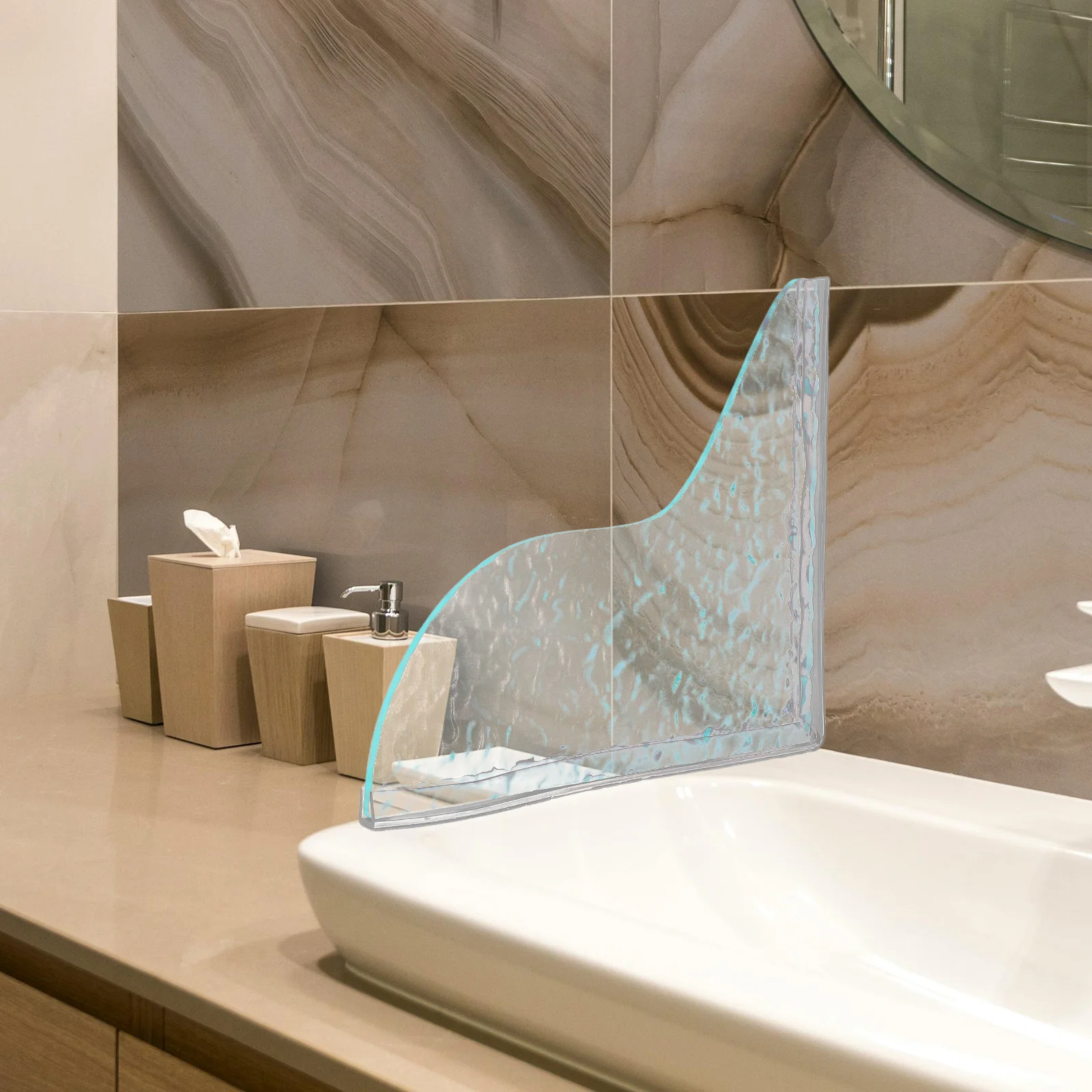 1Pair Acrylic Bath Splash Guard Removable Waterproof Self Adhesive Protector for Shower Corner Tub Washbasin Sink Water Splash
1Pair Acrylic Bath Splash Guard Removable Waterproof Self Adhesive Protector for Shower Corner Tub Washbasin Sink Water Splash