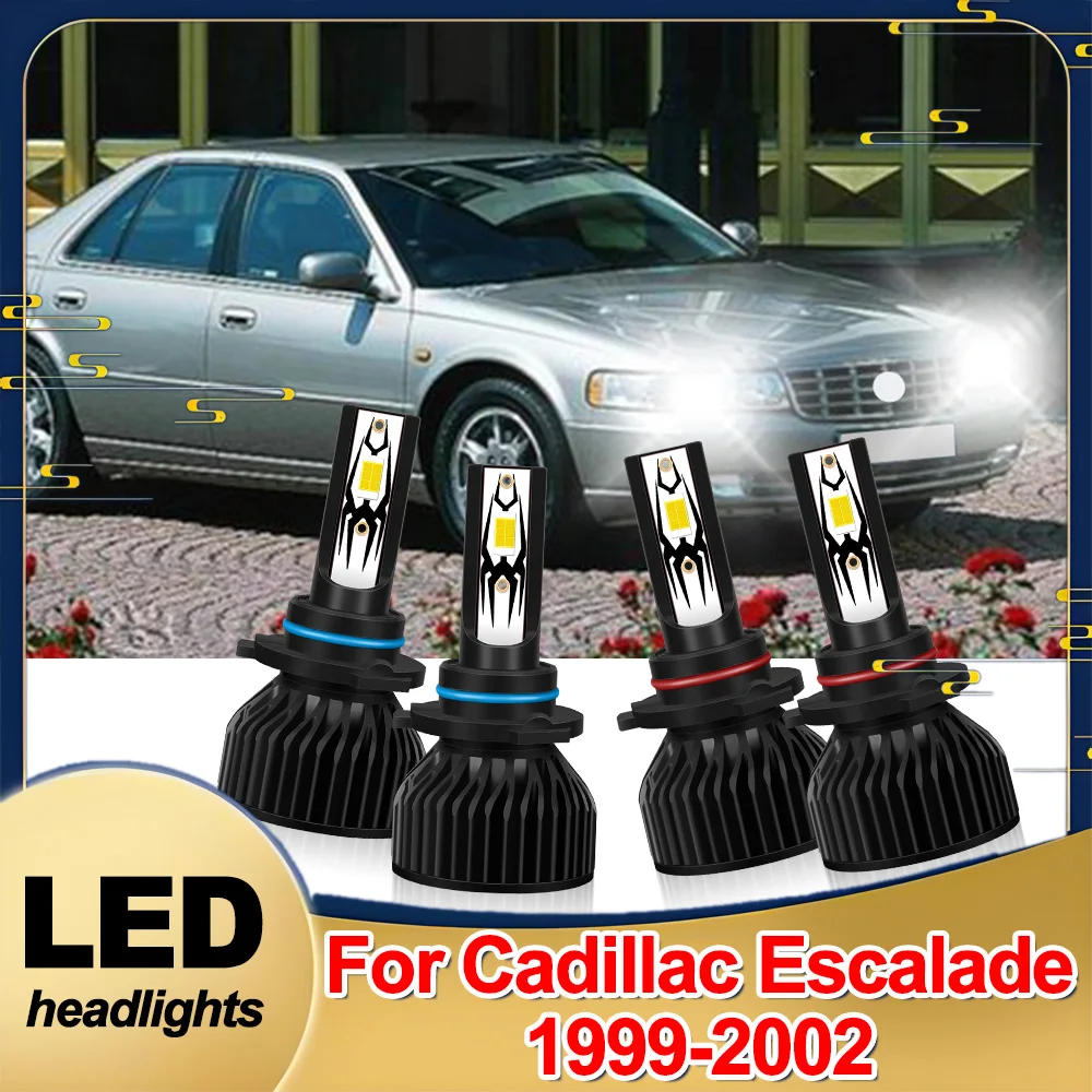 Для Cadillac Escalade 1999-2002 светодиодные фары комплект для переоборудования Hi-Lo Beam лампы 20000LM охлаждающий вентилятор дизайн фары
Для Cadillac Escalade 1999-2002 светодиодные фары комплект для переоборудования Hi-Lo Beam лампы 20000LM охлаждающий вентилятор дизайн фары