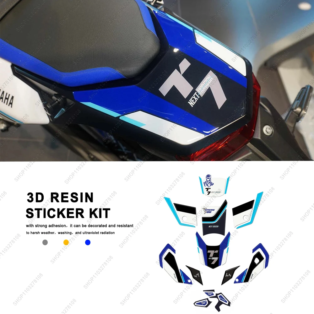 For Yamaha Tenere 700 2025 Limited Edition 3D gel Resin Motorcycle Tank Pad Protection Sticker New Decorative Decal
For Yamaha Tenere 700 2025 Limited Edition 3D gel Resin Motorcycle Tank Pad Protection Sticker New Decorative Decal