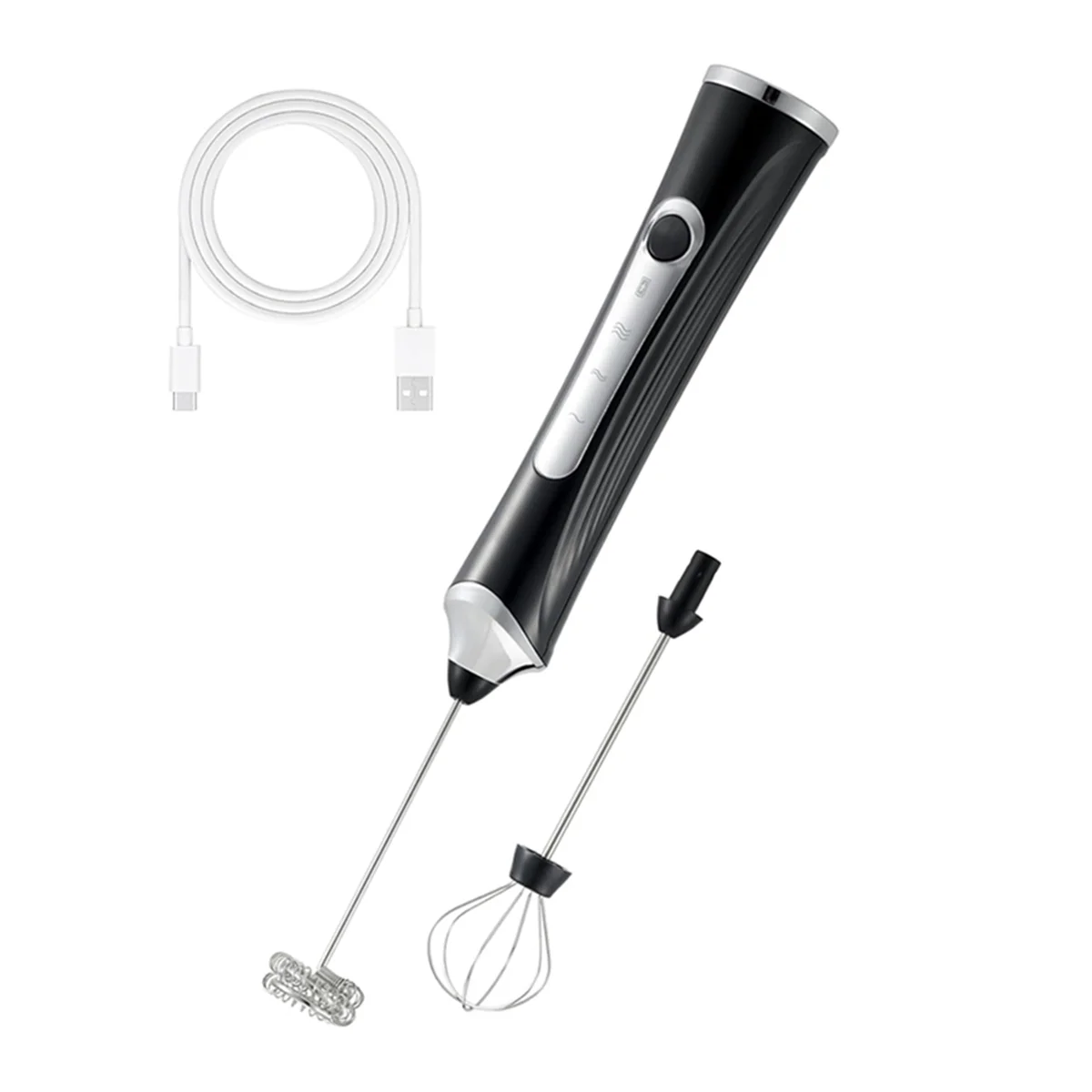 NEW Handheld Electric Milk Frother with 2 Heads, Coffee Whisk Foam Mixer with USB Rechargeable 3 Speeds, Foam Maker Blender
NEW Handheld Electric Milk Frother with 2 Heads, Coffee Whisk Foam Mixer with USB Rechargeable 3 Speeds, Foam Maker Blender