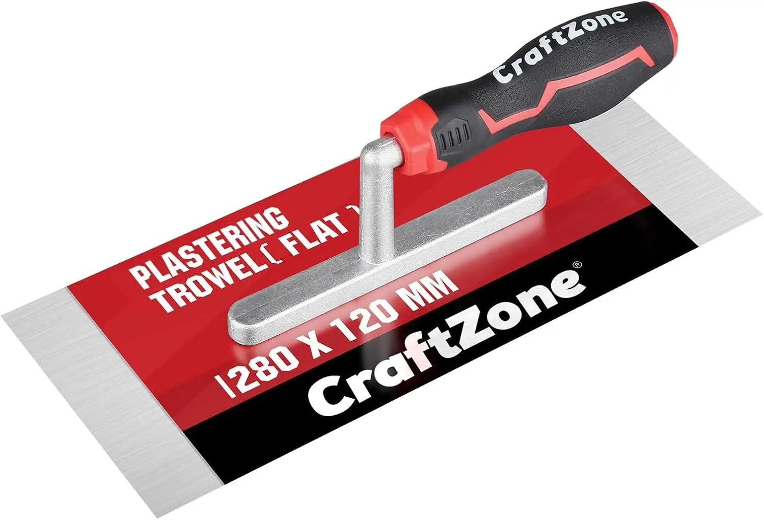 11x5" Stainless Steel Flat Finishing Trowel, Soft Grip Handle for Concrete, Drywall, Plastering
11x5" Stainless Steel Flat Finishing Trowel, Soft Grip Handle for Concrete, Drywall, Plastering