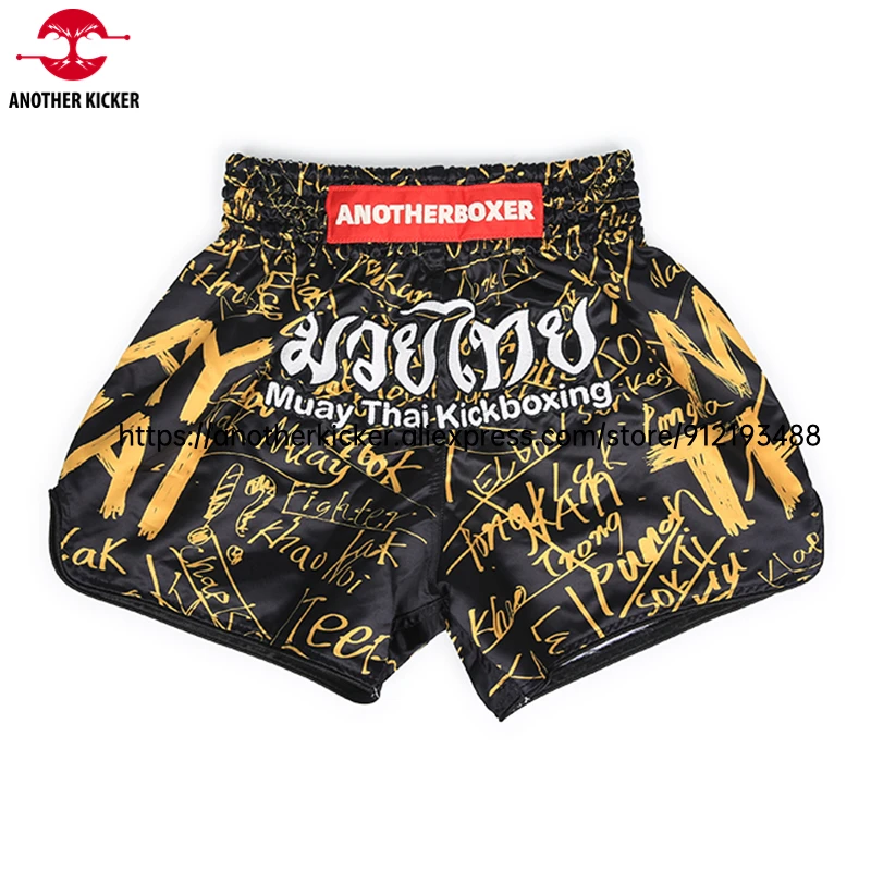 Kids Muay Thai Shorts Black Gold Graffiti Print Youth Kickboxing Boxing Training Shorts Martial Arts Fight Shorts for Boys Girls
Kids Muay Thai Shorts Black Gold Graffiti Print Youth Kickboxing Boxing Training Shorts Martial Arts Fight Shorts for Boys Girls