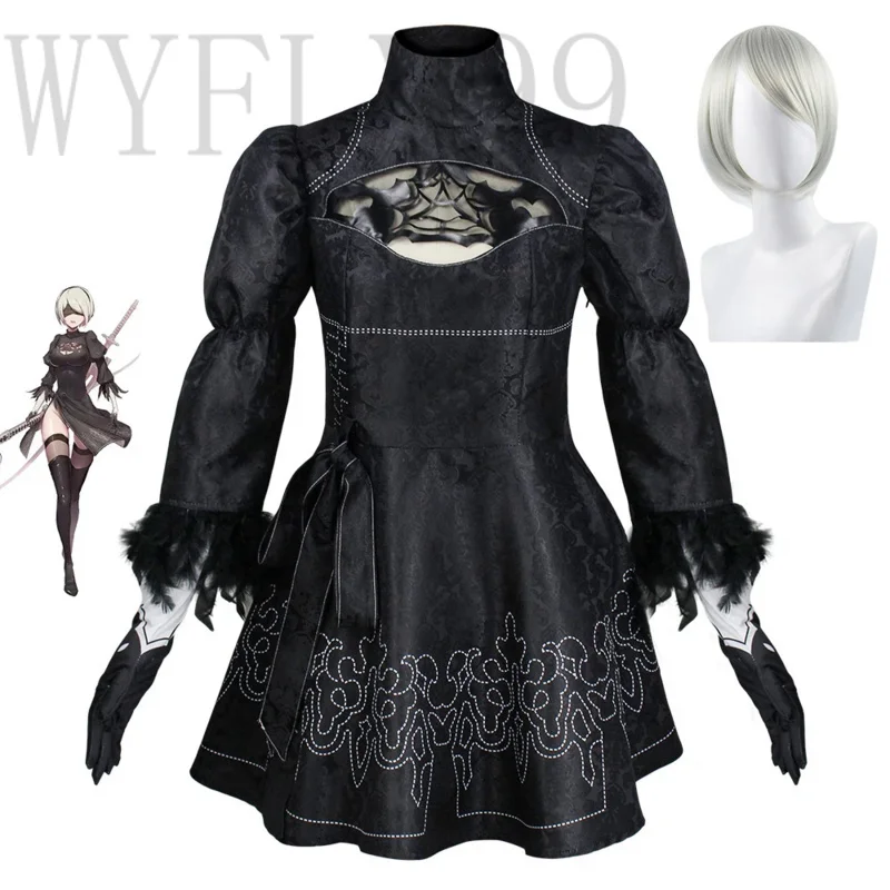 Kidney Automata Cosplay Costume Yorha 2B Sexy Outfit Games Suit Women Role Play Costumes Girls Halloween Party Fancy Dress
Kidney Automata Cosplay Costume Yorha 2B Sexy Outfit Games Suit Women Role Play Costumes Girls Halloween Party Fancy Dress