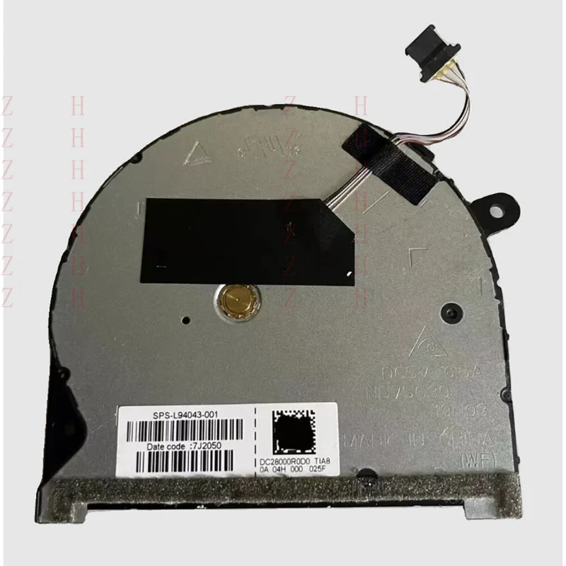 ZZHH для HP Envy 13-BA 13-ba0017TX TPN-C145 охлаждающий вентилятор L94043-001
ZZHH для HP Envy 13-BA 13-ba0017TX TPN-C145 охлаждающий вентилятор L94043-001