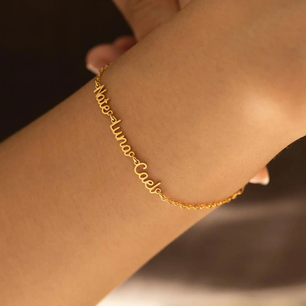 Personalized name bracelet, customized multi-name bracelet, mother's silver bracelet, family name bracelet, mother's day gift
Personalized name bracelet, customized multi-name bracelet, mother's silver bracelet, family name bracelet, mother's day gift