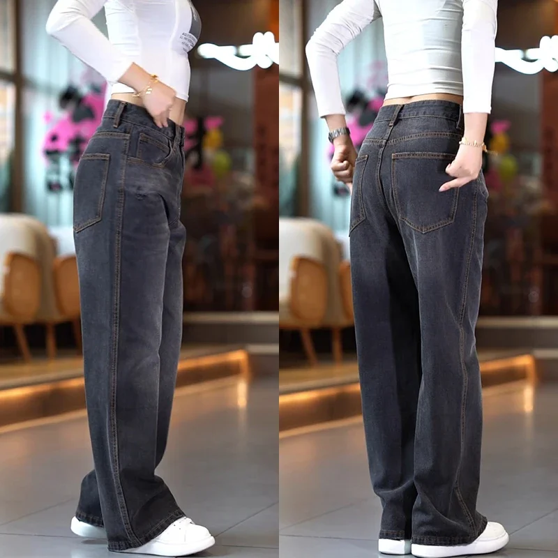 Cleanfit Men's Straight Leg Jeans mid Waist Zipper Closure Casual Cotton Polyester Blend High Street Vintage Wide Leg Pants
Cleanfit Men's Straight Leg Jeans mid Waist Zipper Closure Casual Cotton Polyester Blend High Street Vintage Wide Leg Pants