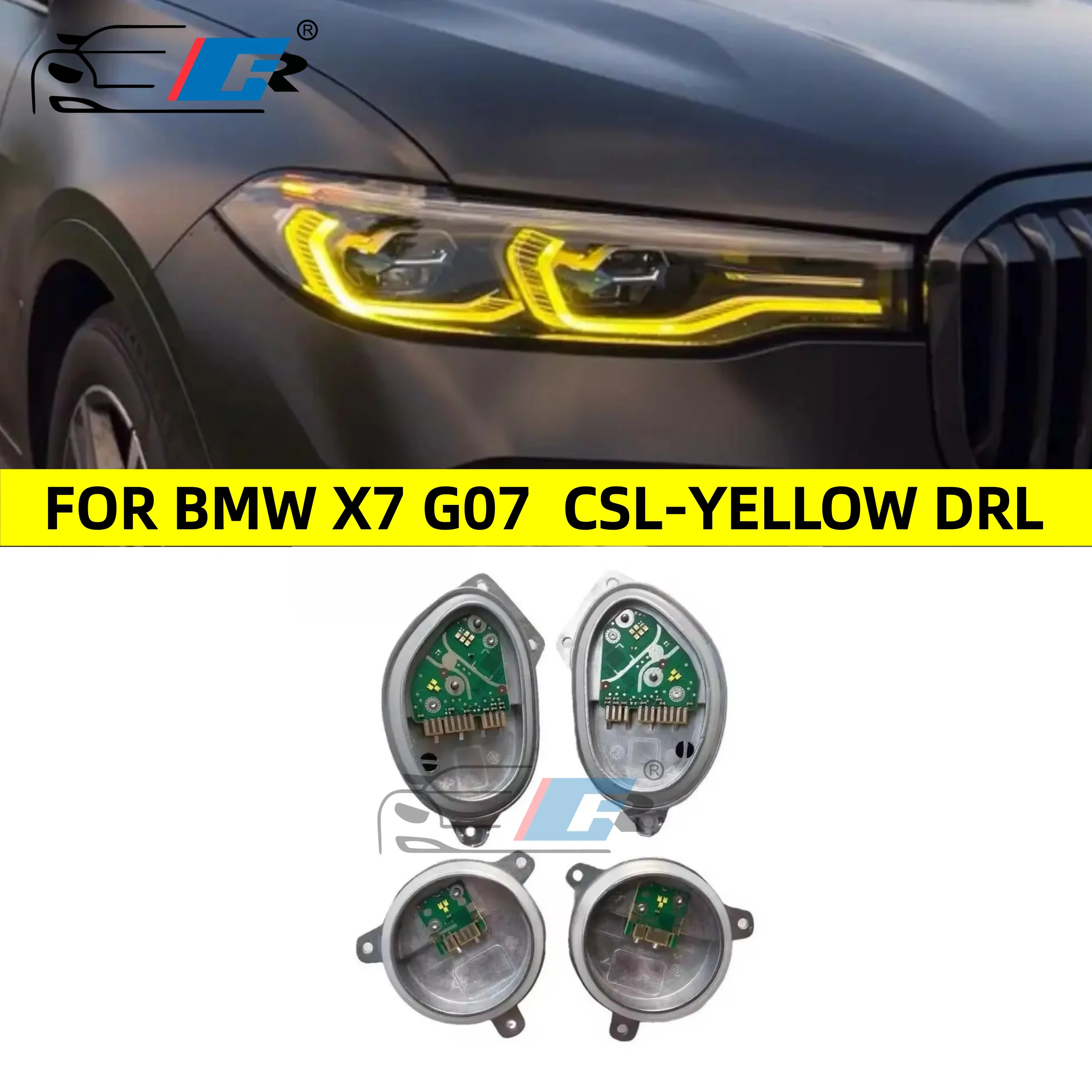 Лимонно-желтые Angel Eyes DRL многоцветные для BMW X7 G07 2019 2020 2021 BMW X7 G07 Лазерные дневные фары Светодиодные модули указателей поворота
Лимонно-желтые Angel Eyes DRL многоцветные для BMW X7 G07 2019 2020 2021 BMW X7 G07 Лазерные дневные фары Светодиодные модули указателей поворота