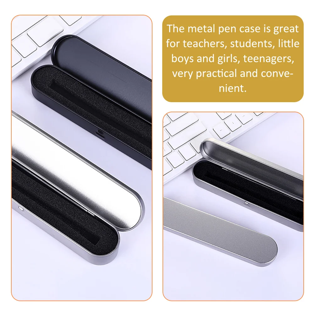 4pcs Black Silver Color Pencil Case Small Size Bulk Cases School Pen Storage Case Supplies Pen Storage Organizer
4pcs Black Silver Color Pencil Case Small Size Bulk Cases School Pen Storage Case Supplies Pen Storage Organizer