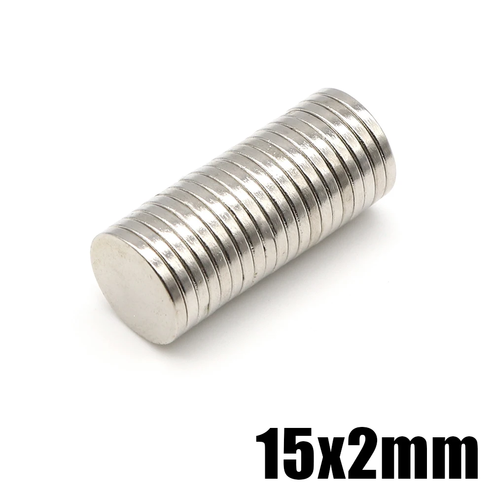 5/10/20/50/100Pcs 15x2 NdFeB Neodymium Magnet Super Powerful Small Round Permanent Disc Magnetic imanes 15x2
5/10/20/50/100Pcs 15x2 NdFeB Neodymium Magnet Super Powerful Small Round Permanent Disc Magnetic imanes 15x2