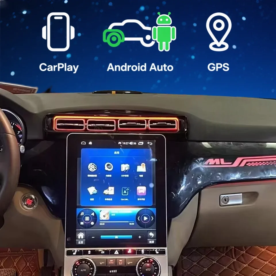 12.1'' Automotive Multimedia Stereo Android Auto For Benz GL ML 2012~2015 Upgrade 2024 Style Car Radio GPS Navigation Head Unit
12.1'' Automotive Multimedia Stereo Android Auto For Benz GL ML 2012~2015 Upgrade 2024 Style Car Radio GPS Navigation Head Unit