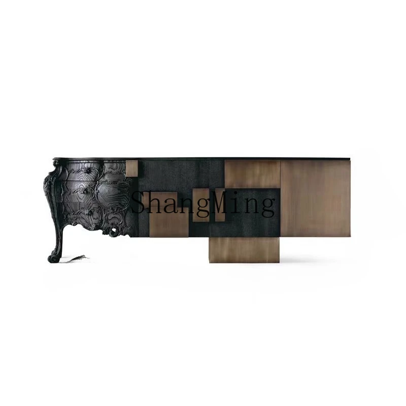 FG medieval style solid wood dining side solid wood carving flower storage cabinet living room wall side cabinet
FG medieval style solid wood dining side solid wood carving flower storage cabinet living room wall side cabinet
