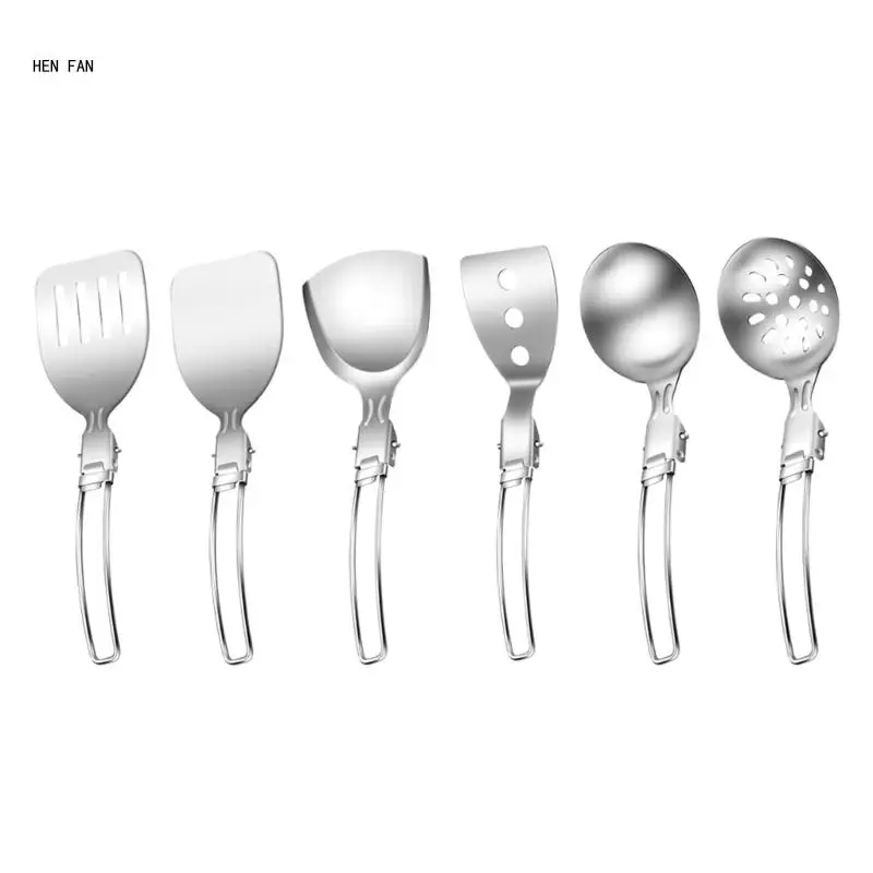 Practical Camp Stainless Steel Kitchen Tool Foldable Spatula Ladles Travel Set M89D
Practical Camp Stainless Steel Kitchen Tool Foldable Spatula Ladles Travel Set M89D