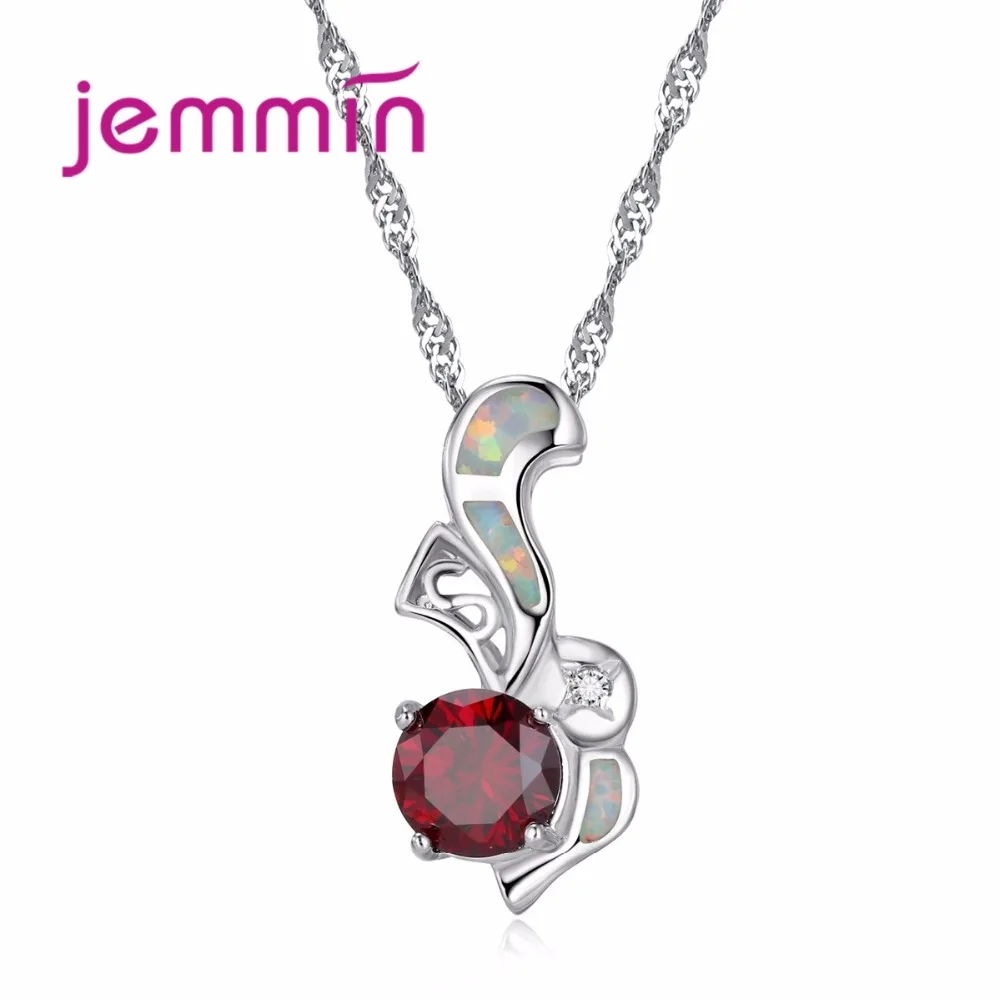 Unique Design Pendant White Fire Opal Necklaces Silver Color AAA Crystal Jewelry CZ Jewelry Necklace Women
Unique Design Pendant White Fire Opal Necklaces Silver Color AAA Crystal Jewelry CZ Jewelry Necklace Women