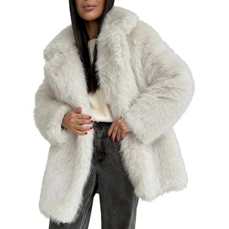 2026 Women's Thick Fox Fur Coat Medium to Long Length Suit Collar Environmentally Friendly Women's Outerwear Confirmed
2026 Women's Thick Fox Fur Coat Medium to Long Length Suit Collar Environmentally Friendly Women's Outerwear Confirmed
