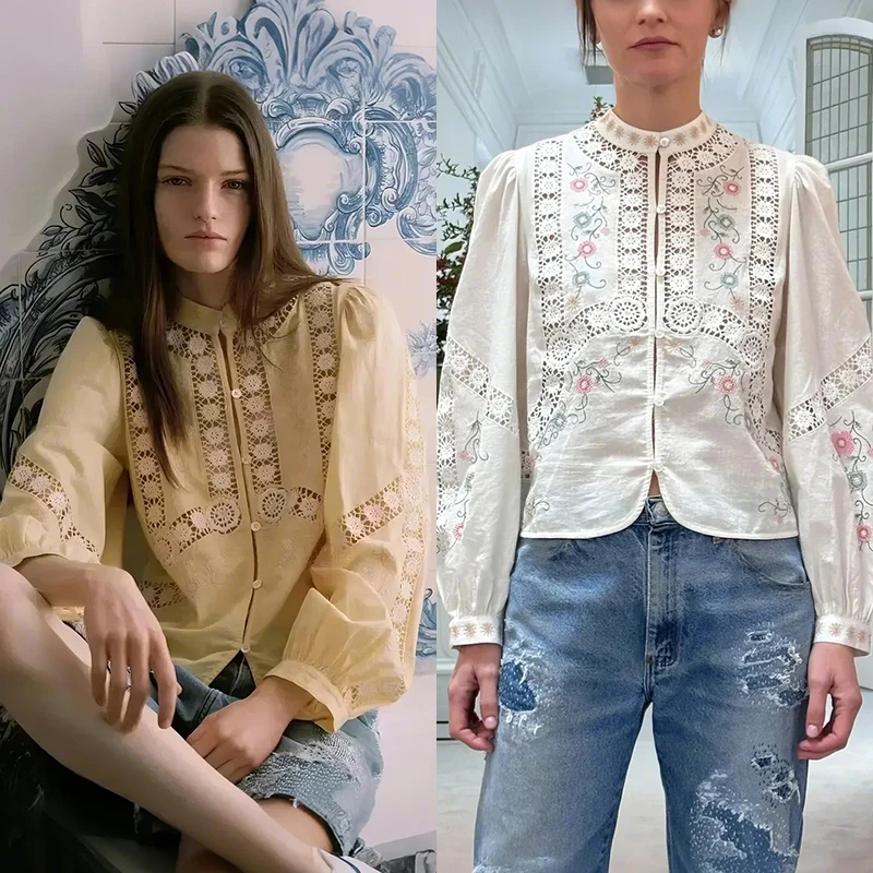 Женский длинный све, вышивка крестиком, ажурный воротник-стойка, весна 2021, смесь хлопка и льна, повседневный, универсальный, свободный крой, irt
Женский длинный све, вышивка крестиком, ажурный воротник-стойка, весна 2021, смесь хлопка и льна, повседневный, универсальный, свободный крой, irt