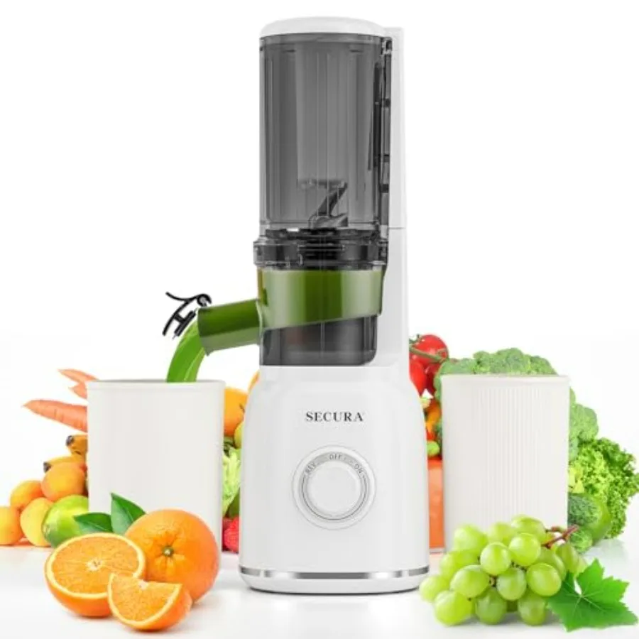 Mesh Free Slow Juicer with Stainless Steel Prong Spiral Auger Cold Press Juicer Machine Quiet Motor Reverse Function for Vegeta
Mesh Free Slow Juicer with Stainless Steel Prong Spiral Auger Cold Press Juicer Machine Quiet Motor Reverse Function for Vegeta