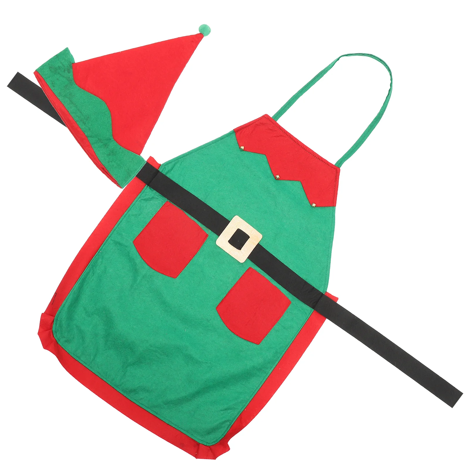 Christmas Elf Apron Adjustable Costume for Hat Party Non-woven Fabric Men and Women Festive Dressing
Christmas Elf Apron Adjustable Costume for Hat Party Non-woven Fabric Men and Women Festive Dressing