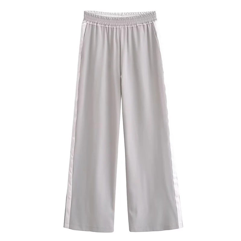 YENKYE 2024 Women Vintage High Waist Side Striped Wide Leg Pants Loose Casual Trousers ropa mujer
YENKYE 2024 Women Vintage High Waist Side Striped Wide Leg Pants Loose Casual Trousers ropa mujer