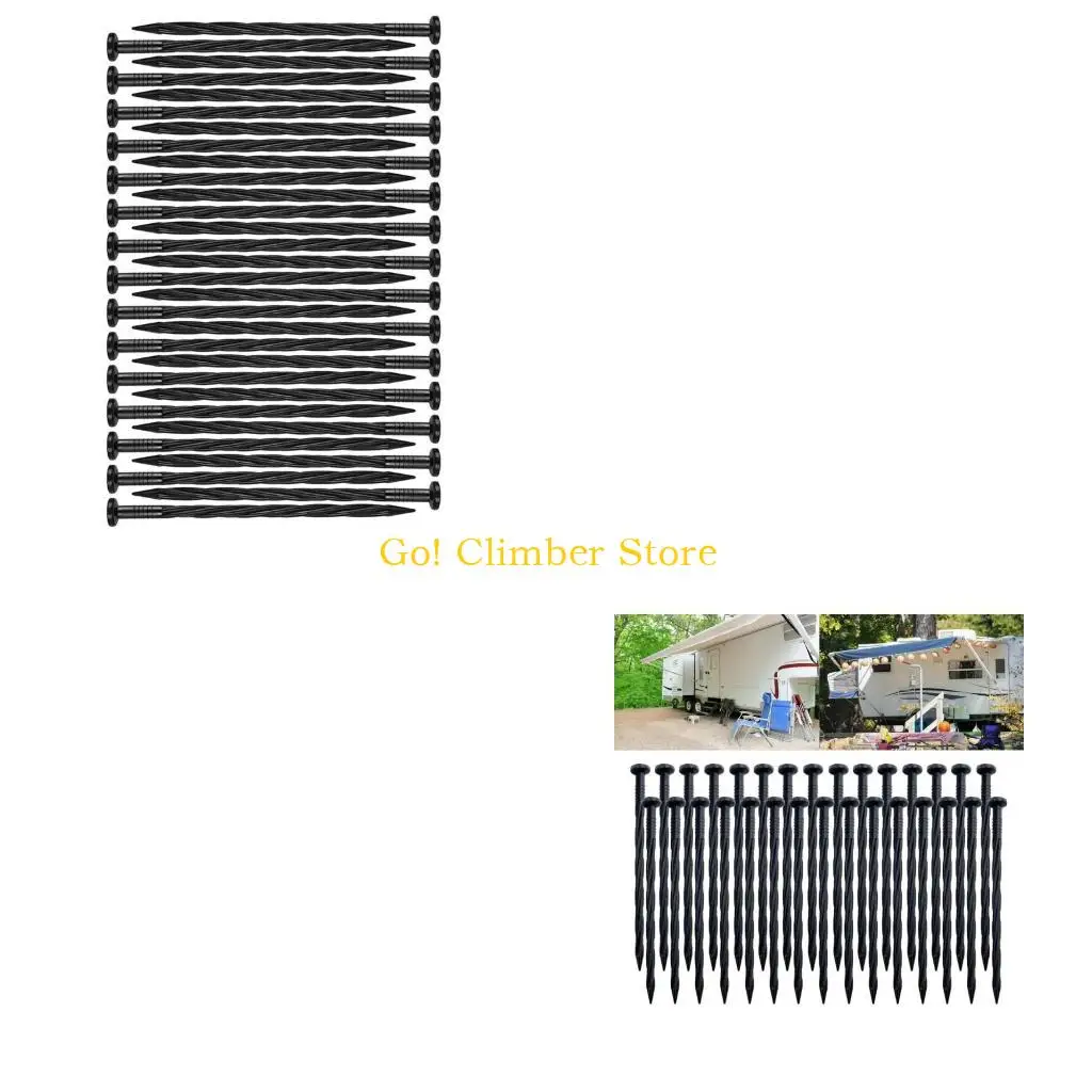 Q84C 30Pcs Canopies Stakes Plastic Tent Peg Nails Yard Lawn Peg Landscape Edgings Stakes for Fixings Tent Tarps Awnings
Q84C 30Pcs Canopies Stakes Plastic Tent Peg Nails Yard Lawn Peg Landscape Edgings Stakes for Fixings Tent Tarps Awnings