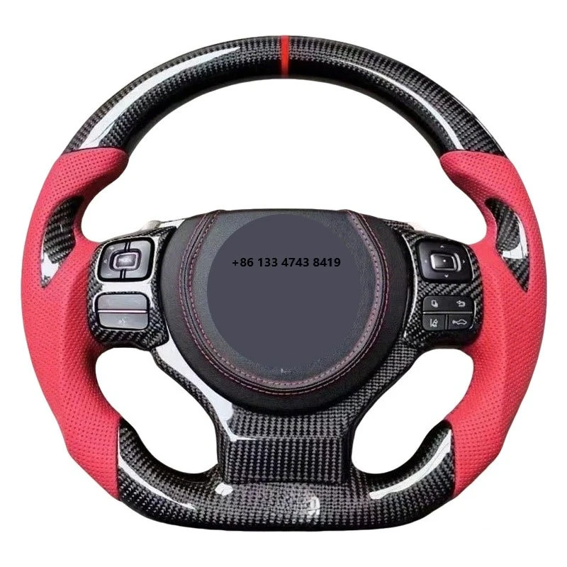 Custom Carbon Fiber Steering Wheel for ES350 RX GS LX IS250 IS350 IS
Custom Carbon Fiber Steering Wheel for ES350 RX GS LX IS250 IS350 IS