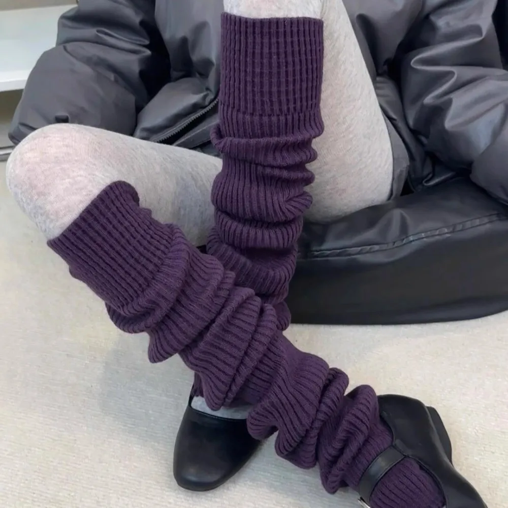 Модные вязаные теплые гетры, однотонные толстые ворсовые носки выше колена, балетные йогуртовые носки, осень
Модные вязаные теплые гетры, однотонные толстые ворсовые носки выше колена, балетные йогуртовые носки, осень