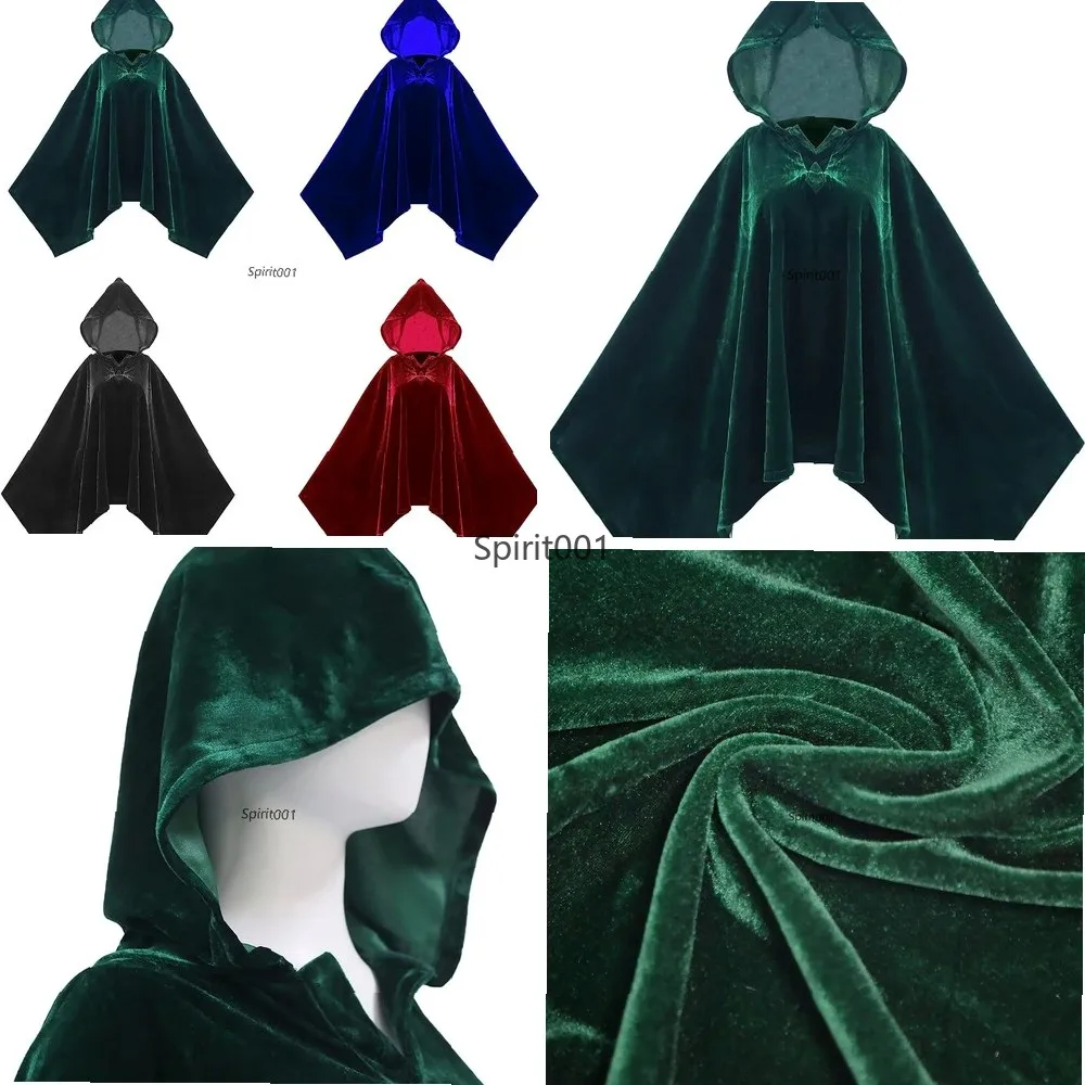 Women Renaissance Costume Velvet Hooded Cloak Steampunk Gothic Witch Cape Medieval Halloween Cosplay
Women Renaissance Costume Velvet Hooded Cloak Steampunk Gothic Witch Cape Medieval Halloween Cosplay