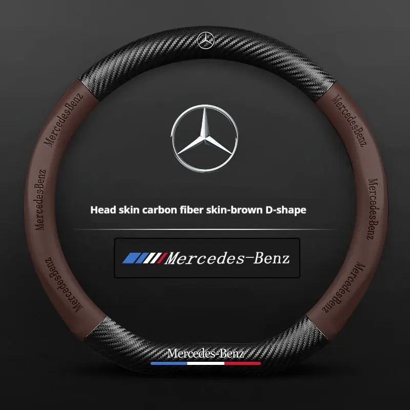 Steering Wheel Cover For Mercedes Benz CLA CLS SL GLA GLC W203 W204 W205 W210 W211 W212 W463 W464 W164 W176 Carbon Fiber Leather
Steering Wheel Cover For Mercedes Benz CLA CLS SL GLA GLC W203 W204 W205 W210 W211 W212 W463 W464 W164 W176 Carbon Fiber Leather