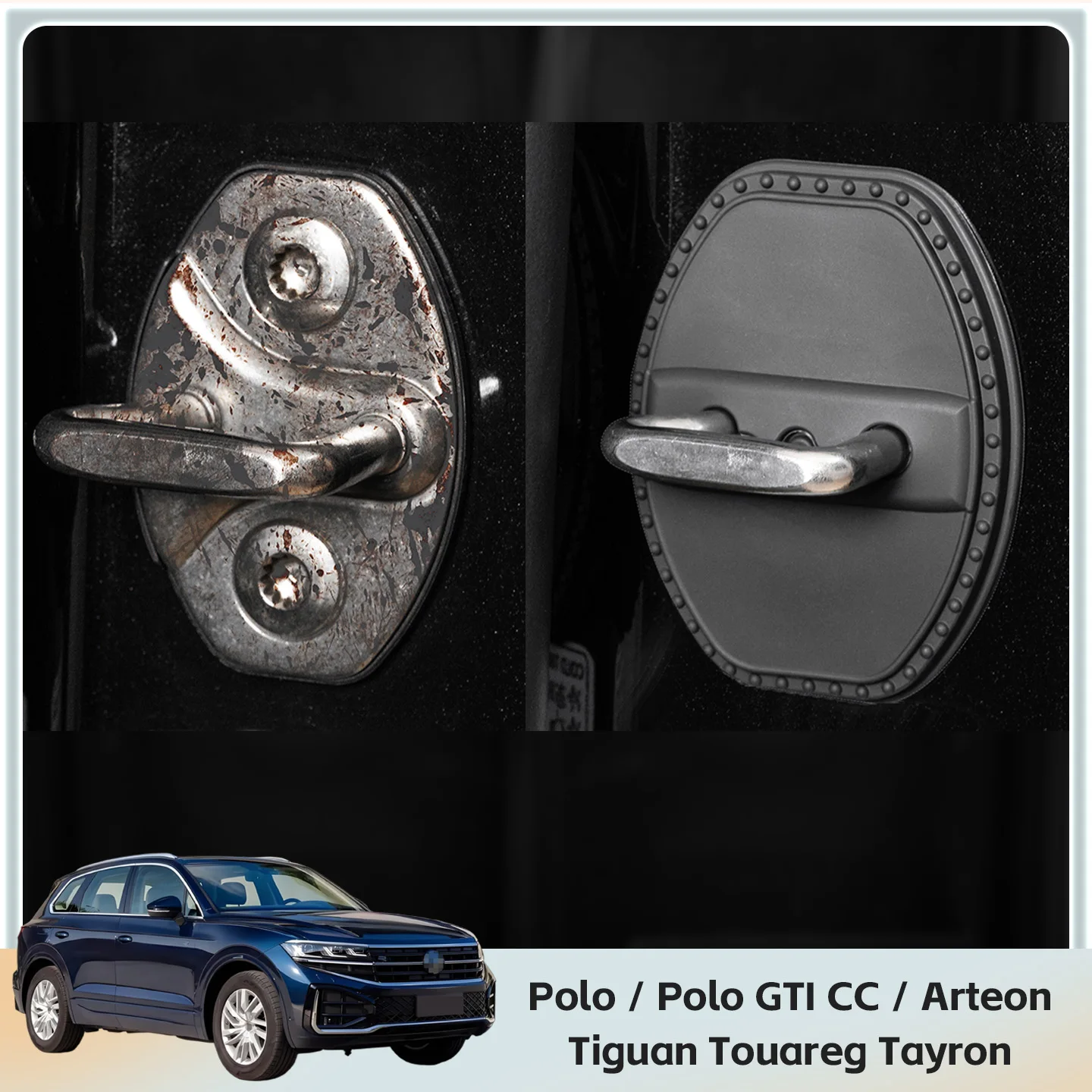 2/4Pcs Silicone Car Door Lock Cover Protective Decoration Case For Volkswagen Polo / Polo GTI CC / Arteon Tiguan Touareg Tayron
2/4Pcs Silicone Car Door Lock Cover Protective Decoration Case For Volkswagen Polo / Polo GTI CC / Arteon Tiguan Touareg Tayron