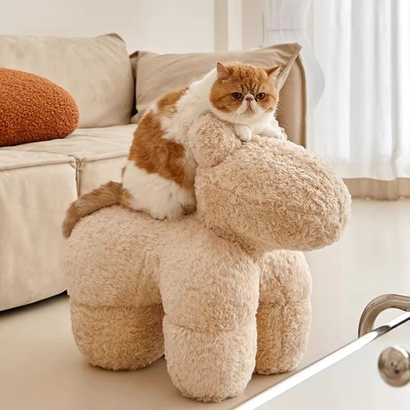 Lamb wool pony chair Internet celebrity style single sofa chair leisure low stool home stool ornament
Lamb wool pony chair Internet celebrity style single sofa chair leisure low stool home stool ornament