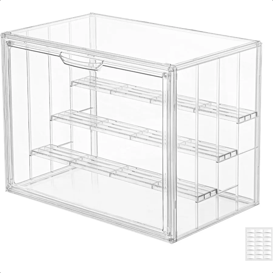 Clear Acrylic 4 Tier Figure Display Case with ovable Plates Stackable Showcase with Magnetic Door for Collectibles Large1pack
Clear Acrylic 4 Tier Figure Display Case with ovable Plates Stackable Showcase with Magnetic Door for Collectibles Large1pack