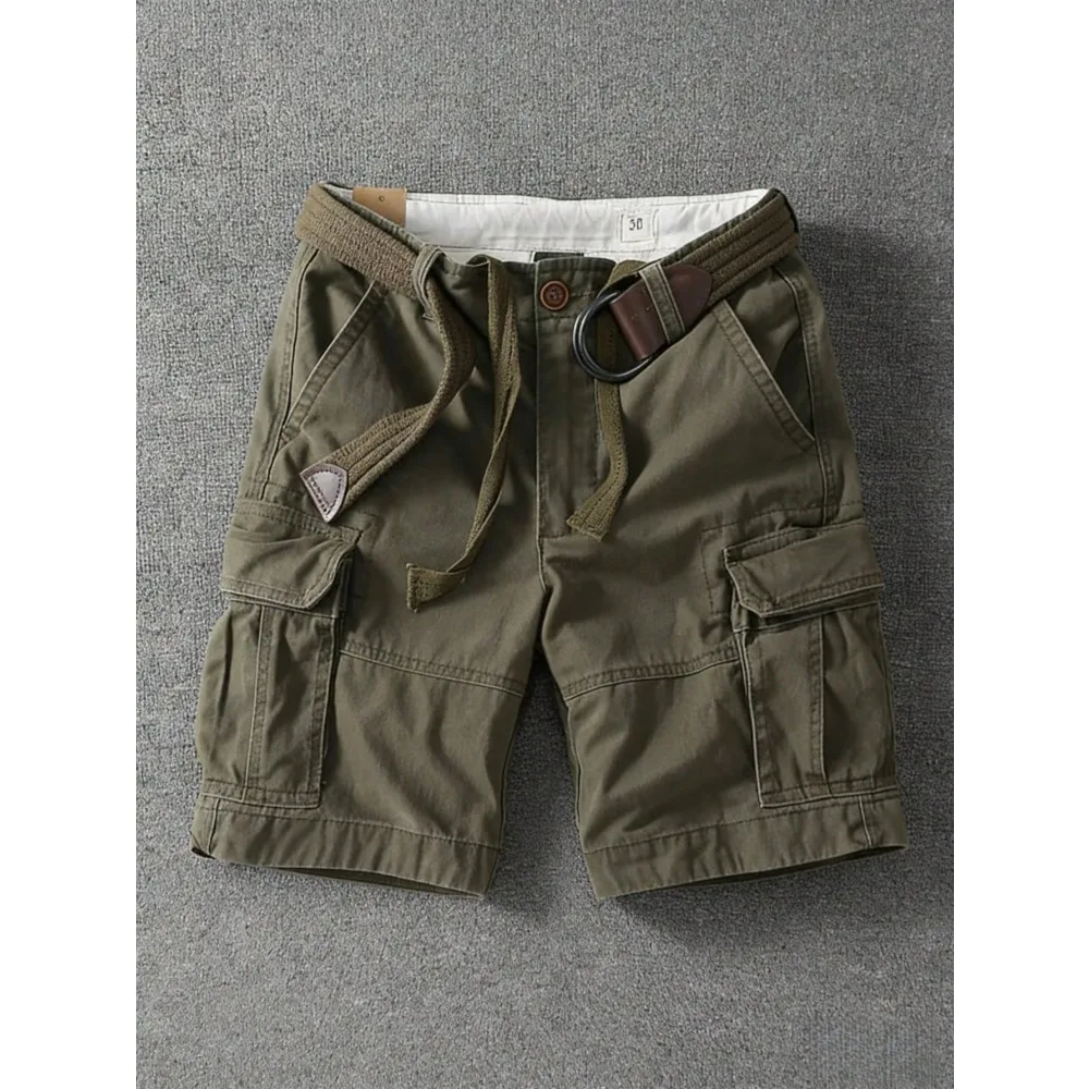Men's White Straight Cargo Shorts
Men's White Straight Cargo Shorts