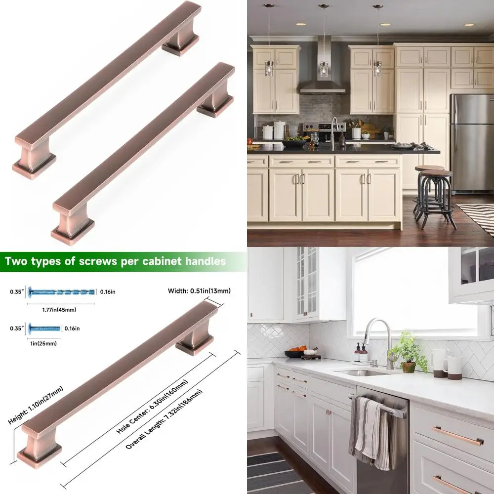 Антикварные медные квадратные ручки для ящиков — ручки из массива цинкового сплава для кухонных шкафов, отделка из матовой меди, длина 6-1/4 дюйма
Антикварные медные квадратные ручки для ящиков — ручки из массива цинкового сплава для кухонных шкафов, отделка из матовой меди, длина 6-1/4 дюйма