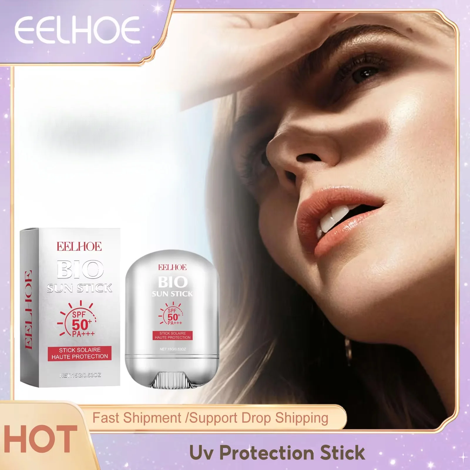 Original Facial Sunscreen Spf 50+ Sunscreen Stick Refreshing Oil Control Sun Block Skin Whitening Protective Cream Face Care 15g
Original Facial Sunscreen Spf 50+ Sunscreen Stick Refreshing Oil Control Sun Block Skin Whitening Protective Cream Face Care 15g