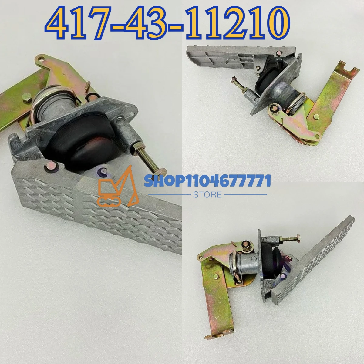 417-43-11210 Accelerator Pedal and Body WA120-3 WA150-3 WA180-3 WA200-3 WA250-3 WA320-3 WA380-3 WA420-3 WA470-3 WA150-5 WA270-5
417-43-11210 Accelerator Pedal and Body WA120-3 WA150-3 WA180-3 WA200-3 WA250-3 WA320-3 WA380-3 WA420-3 WA470-3 WA150-5 WA270-5