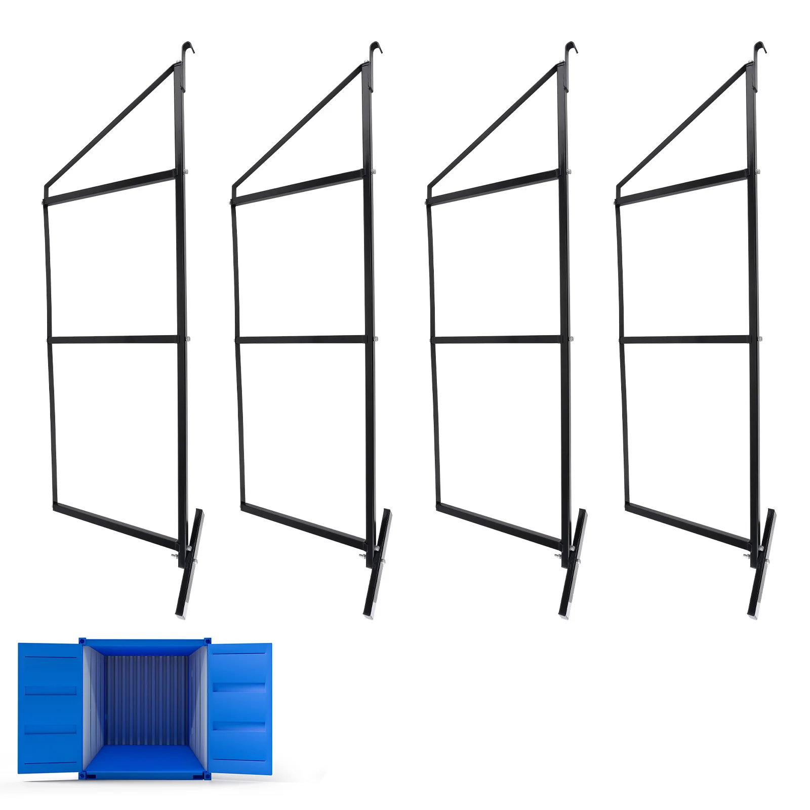 Shipping Container Shelving Brackets Powder Coated 4pcs Set 19.6'' x 59.3''
Shipping Container Shelving Brackets Powder Coated 4pcs Set 19.6'' x 59.3''