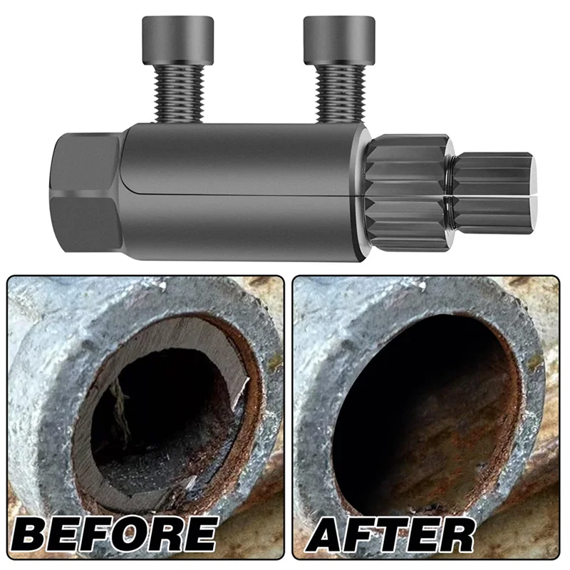 AT43-Broken Pipe Thread Extractor Tool Broken Valve Thread Extractor, Faucet Removal Tool For 1/4In 3/8In Damaged Water Pipe
AT43-Broken Pipe Thread Extractor Tool Broken Valve Thread Extractor, Faucet Removal Tool For 1/4In 3/8In Damaged Water Pipe
