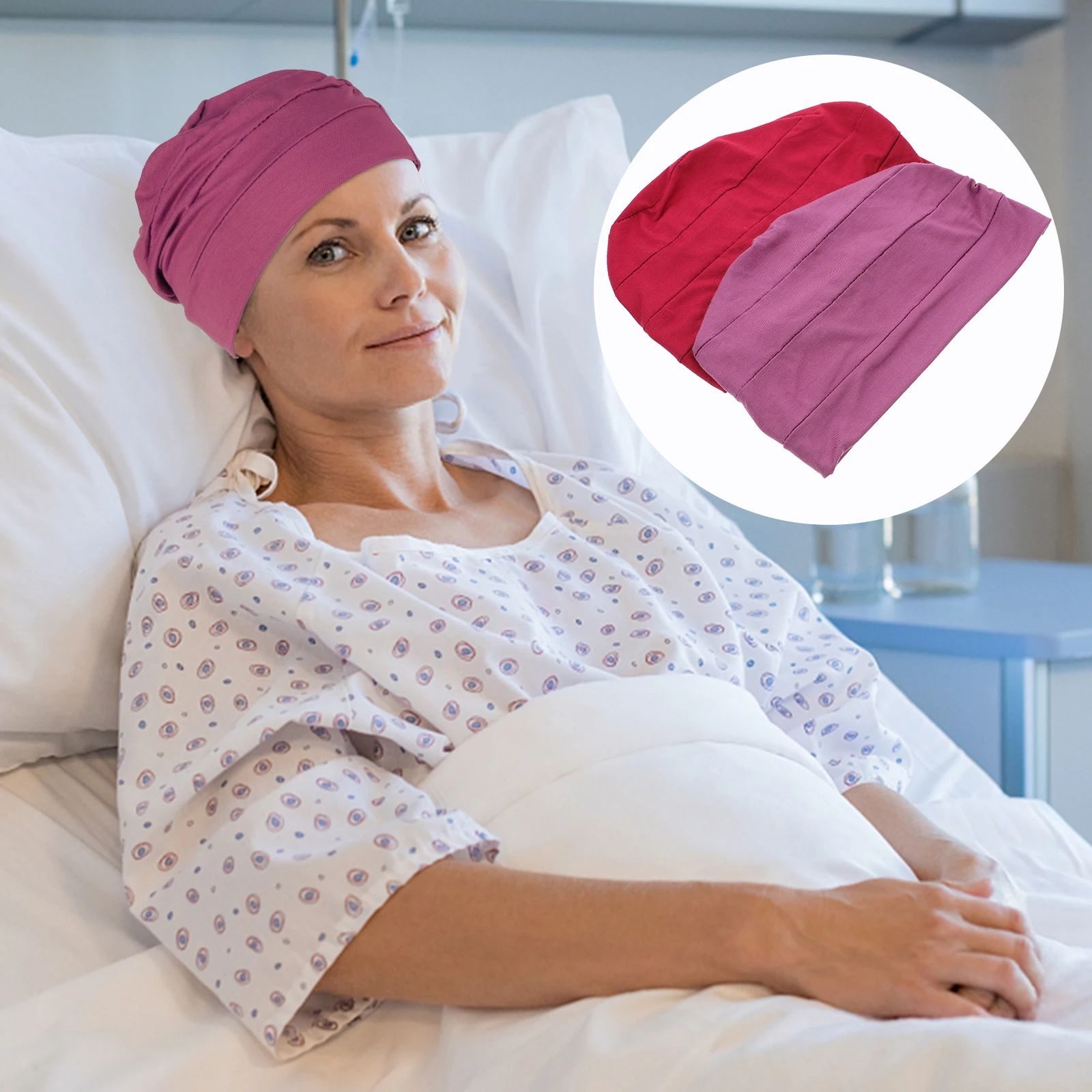 2pcs Cotton Lightweight Night Sleep Hat Hat for Sleep Cap Women Patients Head Cover Hair Bonnet Soft Comfortable
2pcs Cotton Lightweight Night Sleep Hat Hat for Sleep Cap Women Patients Head Cover Hair Bonnet Soft Comfortable