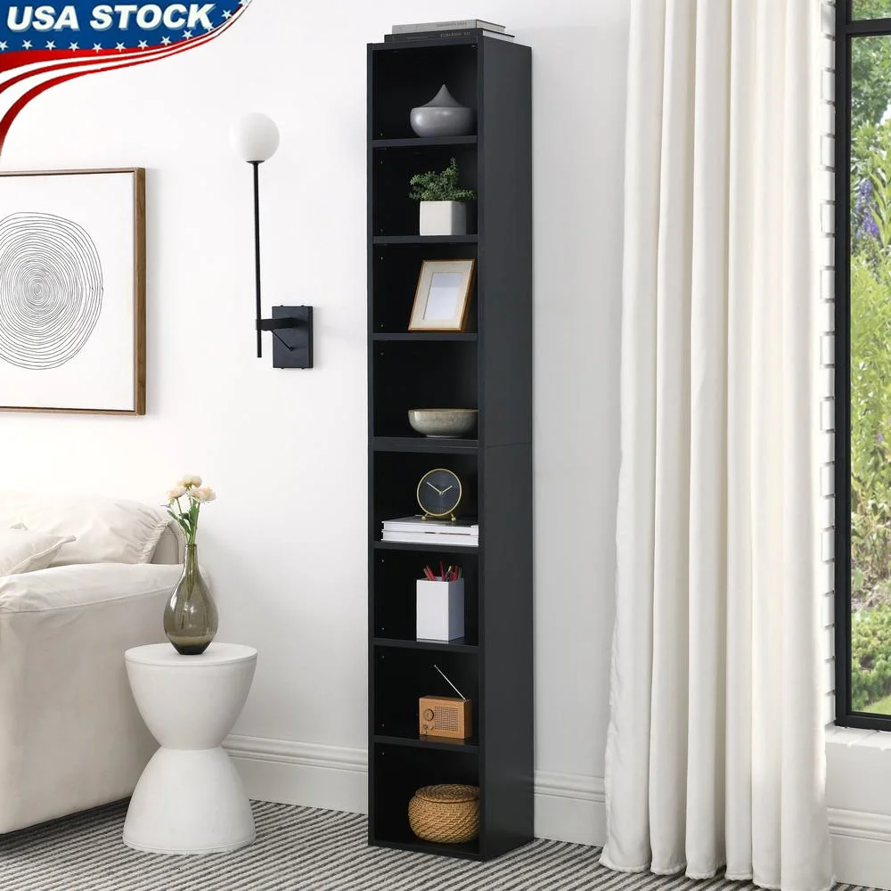 8-Cube Storage Organizer Tall Bookcase with Adjustable Shelves Durable Home Office Furniture Vertical Design Easy Assembly
8-Cube Storage Organizer Tall Bookcase with Adjustable Shelves Durable Home Office Furniture Vertical Design Easy Assembly