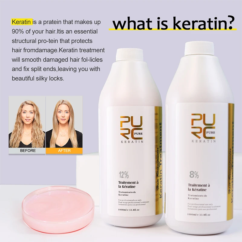 PURC Brazilian Keratin Treatment Straightening Hair Keratin For Deep Curly Hair Treatment Wholesale Hair Care Products PURE
PURC Brazilian Keratin Treatment Straightening Hair Keratin For Deep Curly Hair Treatment Wholesale Hair Care Products PURE