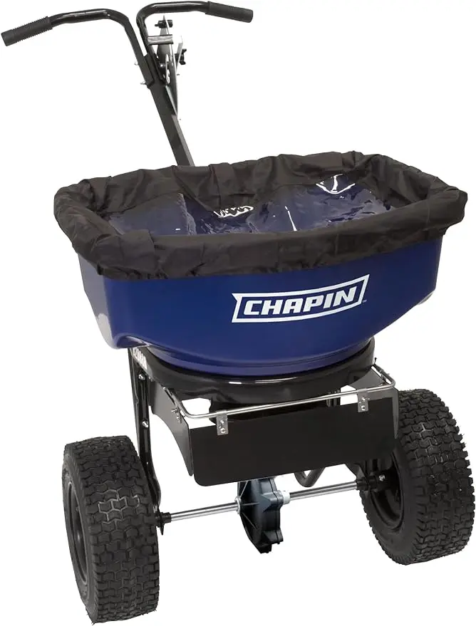 82088 82088B 80-Pound Made in USA Commercial Sure Spread Ice Melt Walk Behind Spreader with 360-degree Baffles,
82088 82088B 80-Pound Made in USA Commercial Sure Spread Ice Melt Walk Behind Spreader with 360-degree Baffles,