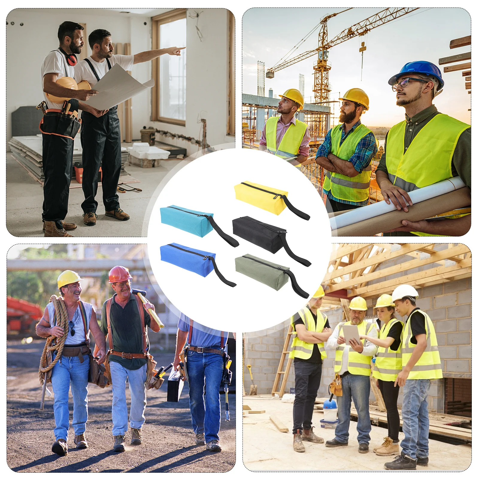 5Pcs Waterproof Zipper Tool Bag Heavy Duty Oxford Cloth Small Tool Pouch for Multipurpose Storage Organizer Utility Bags
5Pcs Waterproof Zipper Tool Bag Heavy Duty Oxford Cloth Small Tool Pouch for Multipurpose Storage Organizer Utility Bags