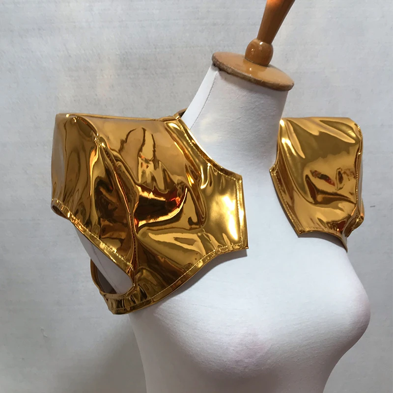 Gold Shoulder Vest Drag Queen Clothes Accessories Performance Wear Gogo Dance Costume Festival Party Show Rave Clothing VDL3366
Gold Shoulder Vest Drag Queen Clothes Accessories Performance Wear Gogo Dance Costume Festival Party Show Rave Clothing VDL3366