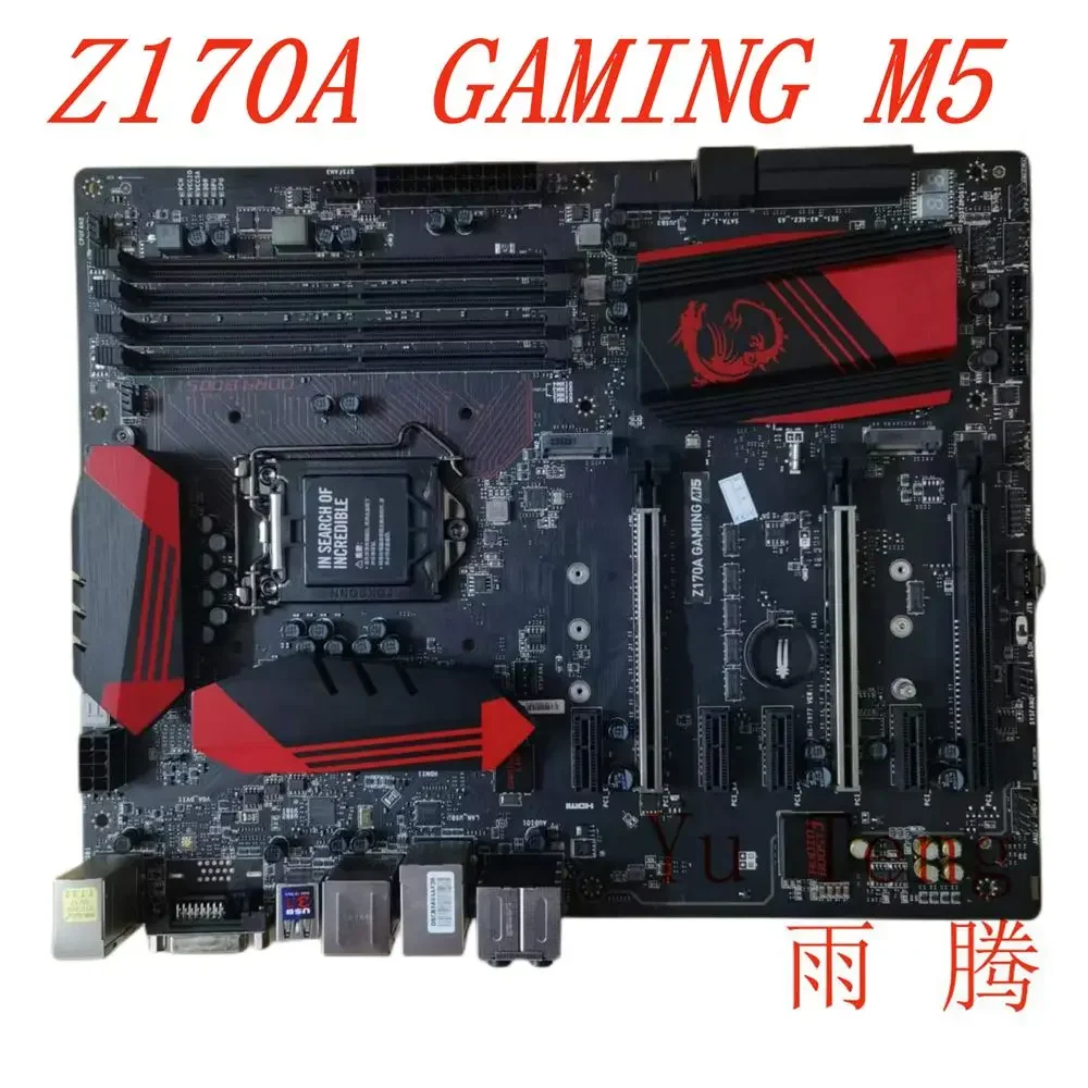For MSI Z170A GAMING M5 Motherboard Z170 LGA1151 DDR4 Mainboard 100% tested fully work
For MSI Z170A GAMING M5 Motherboard Z170 LGA1151 DDR4 Mainboard 100% tested fully work