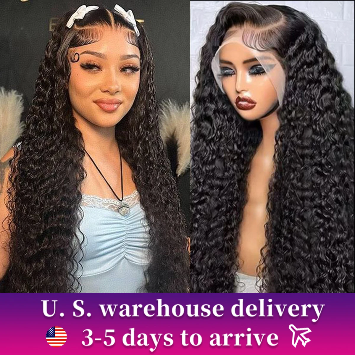 42 Inch Glueless Wigs Human Hair Pre Plucked Pre Cut 13x4 HD 210% Density Curly Human Hair Wig Wear and Go Glueless Wig Deep
42 Inch Glueless Wigs Human Hair Pre Plucked Pre Cut 13x4 HD 210% Density Curly Human Hair Wig Wear and Go Glueless Wig Deep
