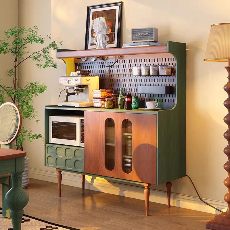 Retro simple storage French integrated solid wood living room against the wall wine cabinet kitchen locker
Retro simple storage French integrated solid wood living room against the wall wine cabinet kitchen locker