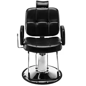 Salon Chair Max Load Weight 330 Lbs Black Hydraulic 360° Swivel Hair Barber Chair with Footrest for Beauty Spa Shampoo chairs
Salon Chair Max Load Weight 330 Lbs Black Hydraulic 360° Swivel Hair Barber Chair with Footrest for Beauty Spa Shampoo chairs