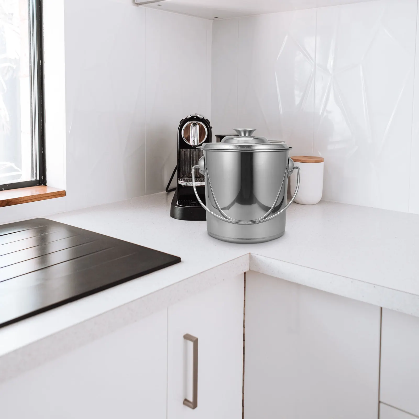 Stainless Steel Bucket Large Capacity Storage with Lid Portable Water Rice Kitchen Food Storage Container Multipurpose
Stainless Steel Bucket Large Capacity Storage with Lid Portable Water Rice Kitchen Food Storage Container Multipurpose