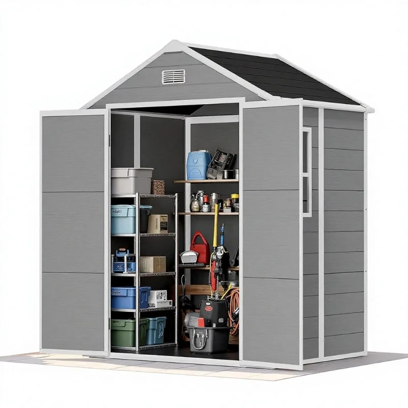 Cross-border Outdoor Garden Movable PP Multi-functional Tool Storage Shed
Cross-border Outdoor Garden Movable PP Multi-functional Tool Storage Shed